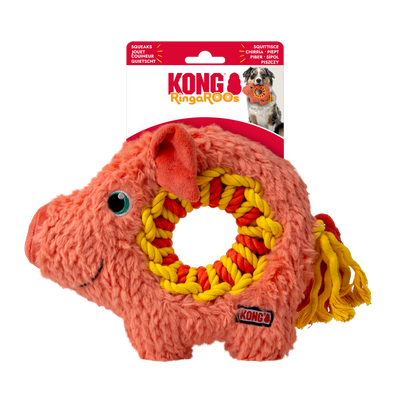 KONG Ringaroos Pig Medium